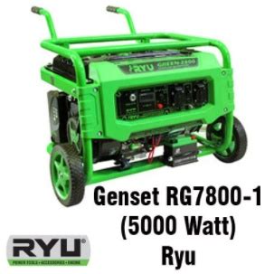 Jual Ryu Mesin Genset Rg Watt Gasoline Generator Set