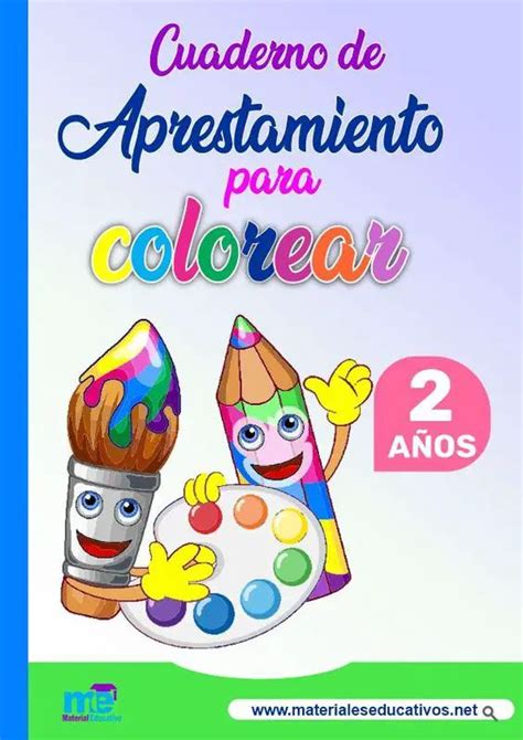 Cuaderno de aprestamiento para niños de 2 y 3 años Materiales