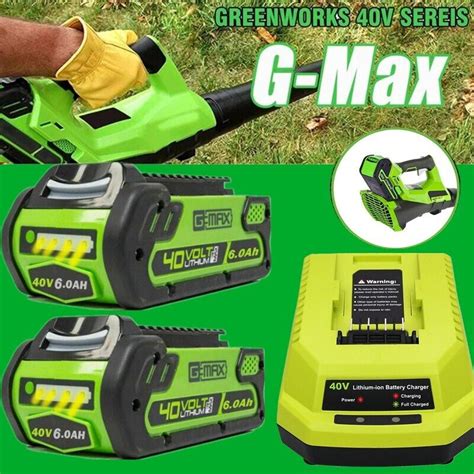 Ah For Greenworks V Lithium G Max Battery