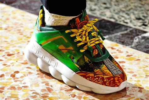 Versace Teams With 2 Chainz On Sneakers For Fall 2018 Runway Footwear