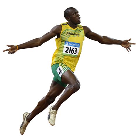 Usain Bolt Atletic Png Transparent Background 461x129