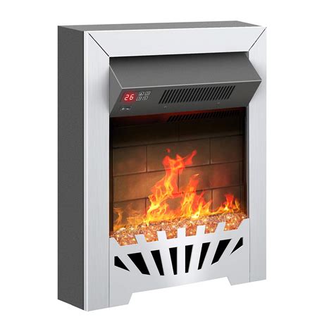 Fam Famgizmo 1800w Freestanding Fireplace Electric Firesstove Heater With 2 Heat Settings