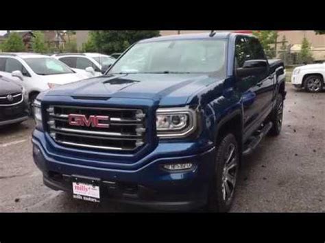 Gmc Sierra Wd Crew Cab Slt All Terrain Blue Oshawa On Stock