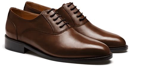 Oxford Schuhe Aus Braunem Leder