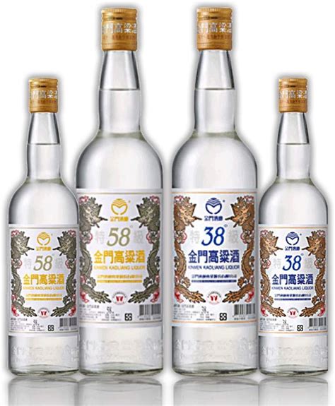 Amazon co jp 金門湾 金門高粱酒 台湾 酒 土産 高粱酒 58度38度 600ml 全セット 4本 300ml