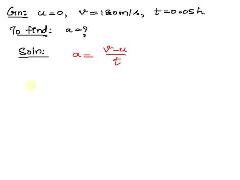 Solved A Car Starts From Rest And Attains A Velocity Of Km H In