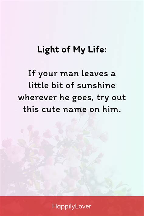 182+ Cute Nicknames to Call Your Boyfriend - Happily Lover | Nicknames ...