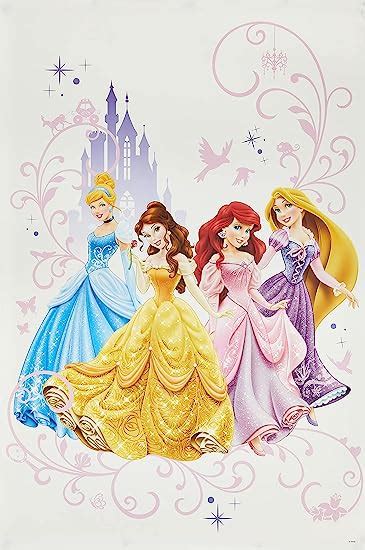 Roommates Disney Princess Wall Graphix Peel And Stick Adhesivos