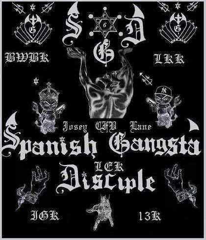 The Spanish Gangster Disciples is American gang originating in Chicago, Illinois. Their founder ...