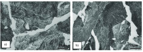 Comparison Of Ferrite Pearlite Structure A Real Forging And B Model Download Scientific