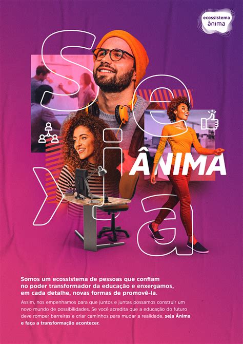 Campanhas institucionais Ânima Educação on Behance