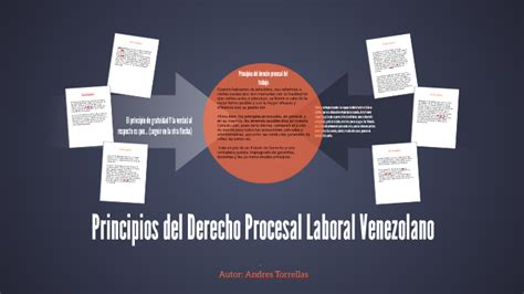 Principios Del Derecho Procesal Laboral Venezolano By Andres Torrellas