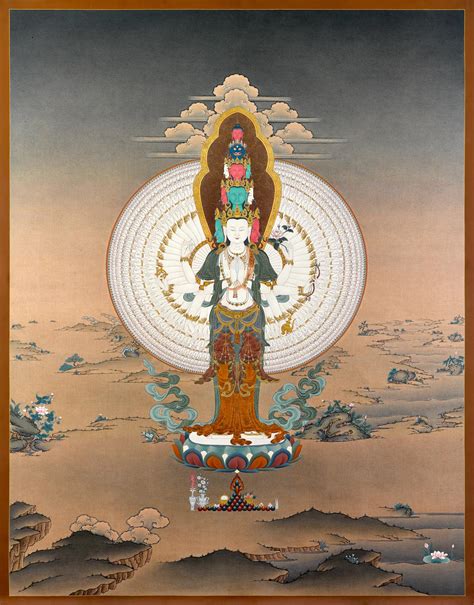 1000 Armed Avalokiteshvara Thangka IOE Dakini As Art