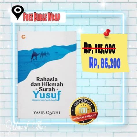 Jual Rahasia Dan Hikmah Surah Yusuf Soft Cover Gip Shopee Indonesia