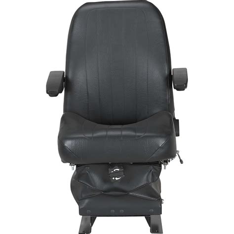 Wise Suspension Tractor Seat with Armrests Black - Primadian