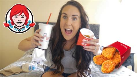 Wendys Mukbang Trying The Spicy Chicken Nuggets And Hurricane Dorian