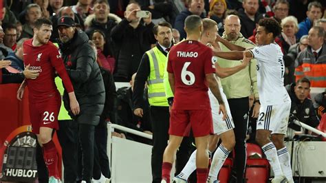 Liverpools Long Unbeaten Home Run Ends In Shock 2 1 Defeat By Leeds