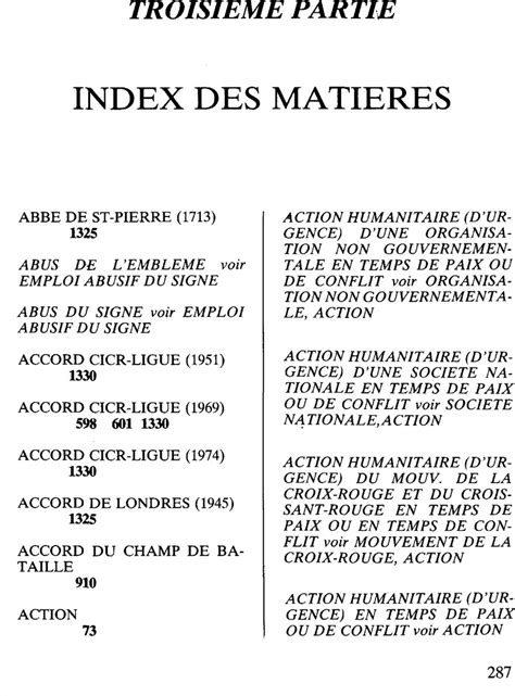 Index des matières International Review of the Red Cross Cambridge Core