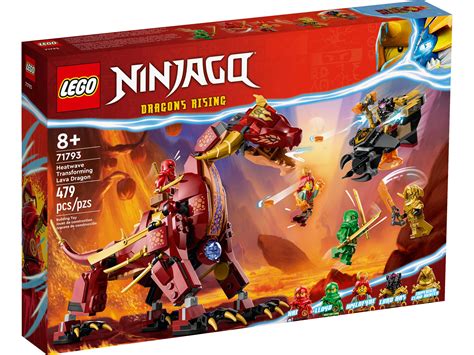 Lego Ninjago Lawowy Smok Zmieniaj Cy Si W Fal Ognia Por Wnaj