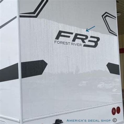 Forest River Fr3 34ds Camper Rv Trailer Decals 1pc Oem New Oracle 30” Klp Customs