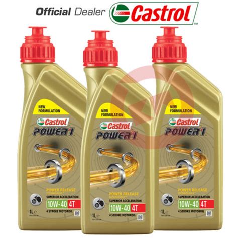 3 Litri Olio Motore Castrol Power 1 4t Trizone Power Release Formula