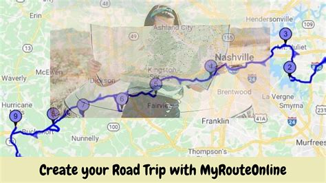 Road trip planner with stops | MyRouteOnline