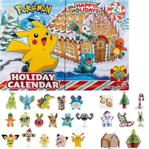 POKEMON KALENDARZ ADWENTOWY ORYGINALNY 16 UNIKALNYCH FIGUREK JAZWARES