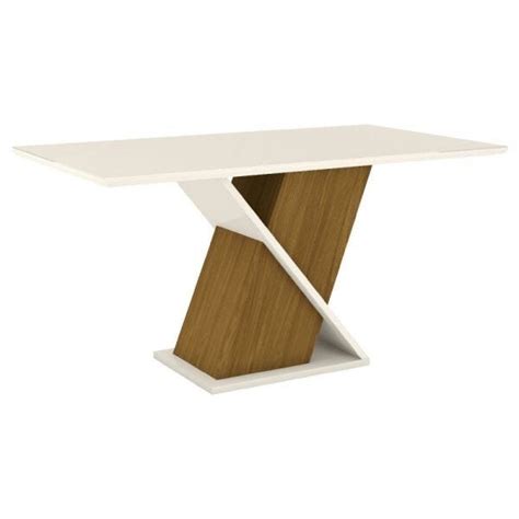 Mesa De Jantar Lugares Carol Nature Off White Linho Bci M Veis