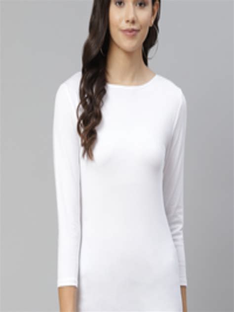 Buy Marks And Spencer Women White Solid T Shirt Tshirts For Women