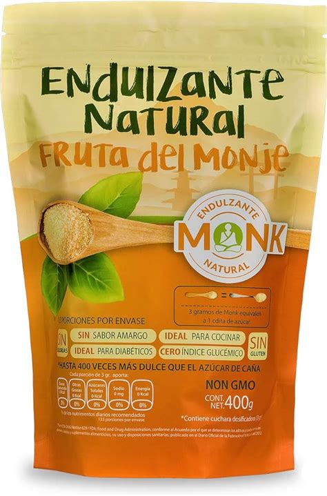 Monk Endulzante Natural Fruta Del Monje G Amazon Mx