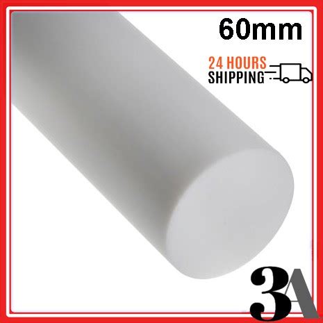 Teflon Rod Ptfe Rod Mm Diameter White Color Round Bar Malaysia