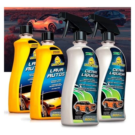 Kit Cera Carna Ba Cristalizadora Lava Autos Autoshine Shopee Brasil