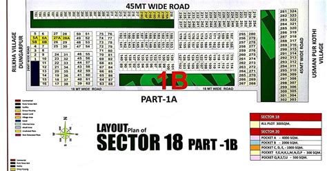 Layout Plan Of Sector 18 Part 1b Yamuna Expressway Authority Ecotech