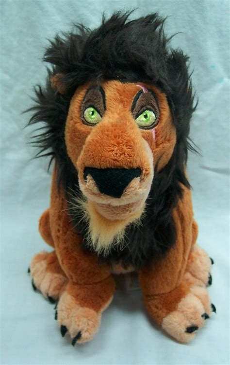 Walt Disney The Lion King SOFT SCAR LION THE VILLAIN 9" Plush STUFFED ...