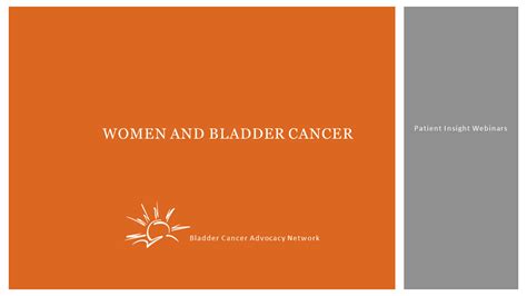 Realities Of Women With Bladder Cancer Bladder Cancer Advocacy Network