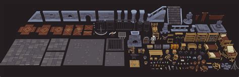 Low Poly Dungeon Asset Pack By Miguel Lobo