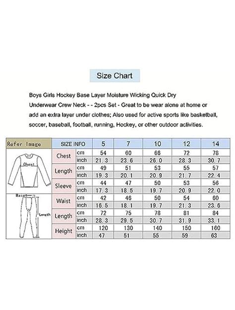 Buy Yushow Boys Thermal Underwear Set Long Johns Base Layer Tops And