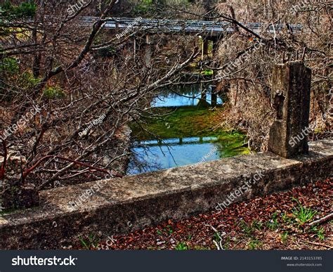 Bypassed Abandoned Highway Bridge Lies Forgotten Stock Photo