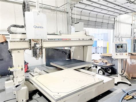 Used Quintax Q3M 3 Axis Dual 55 Tables CNC Router For Sale