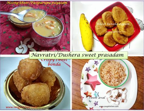 Dussehra/Navratri prasadam - Sweets | Sangskitchen