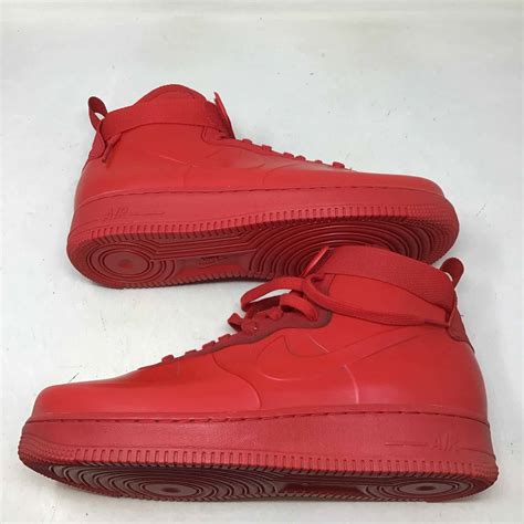 Nike Air Force 1 Foamposite Red Grailed