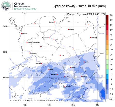 IMGW PIB METEO POLSKA on Twitter Na niemal całym południowym