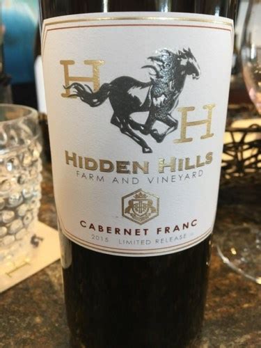 Hidden Hills Farm And Vineyard Limited Release Cabernet Franc Vivino US