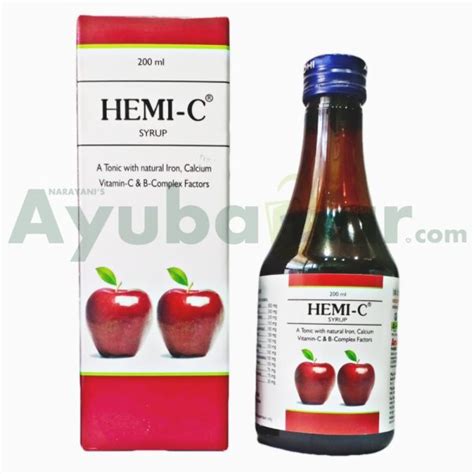 Arya Aushadhi Hemi C Syrup A Tonic With Natural Iron Ayubazar