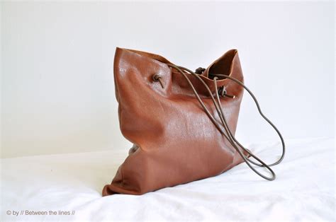 Simple Leather Bag Tutorial Leather Bag Pattern Diy Leather Bag