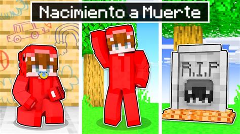 Nacimiento A Muerte De Dagar En Minecraft Youtube