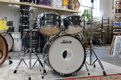 Ludwig Legacy Maple 4 Piece Kit Black Oyster Reverb