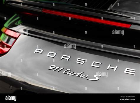 Porsche 911 Turbo S Logo Is Seen On The Car During Gran Turismo Polonia