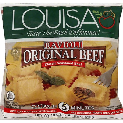 Louisa Ravioli Original Beef Italian Town Country Market