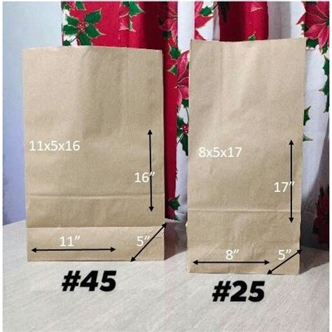 Kraft Brown Paper Bags Xl Sizes 16 20 25 35 45 By 100s